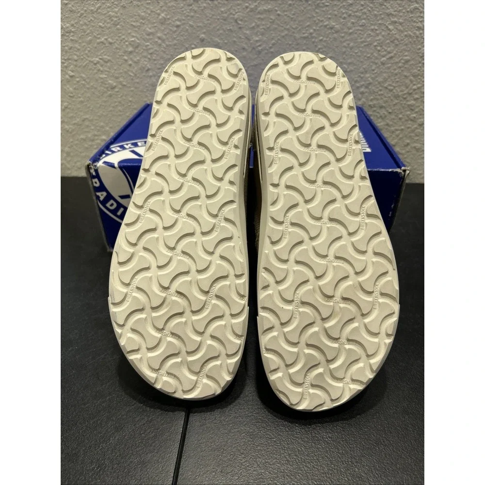 Birkenstock Oswego Textile Suede Sandcastle EU 40 US L9 M7 Unisex